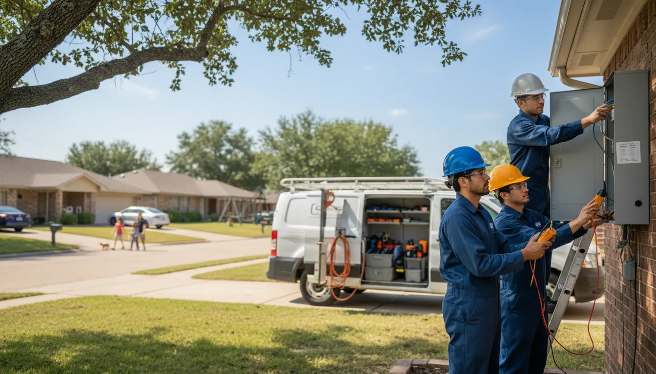 Certified electrician providing emergency electrical services in New Market, IA